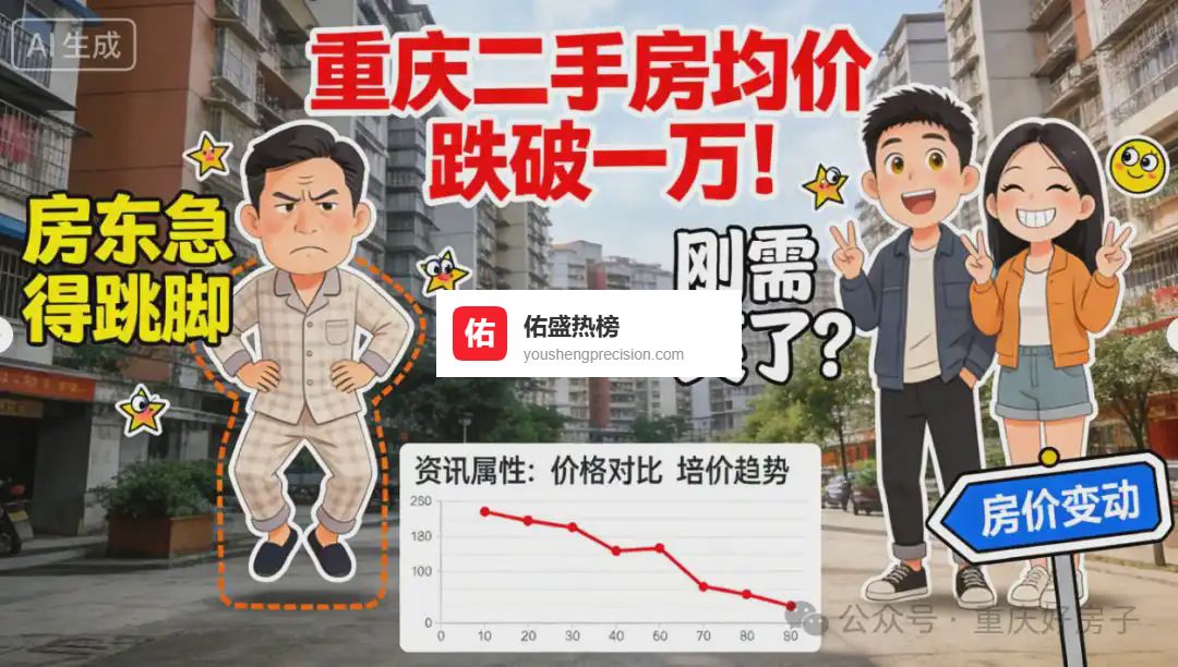 重庆二手房均价跌破一万！房东急得跳脚，刚需笑了？