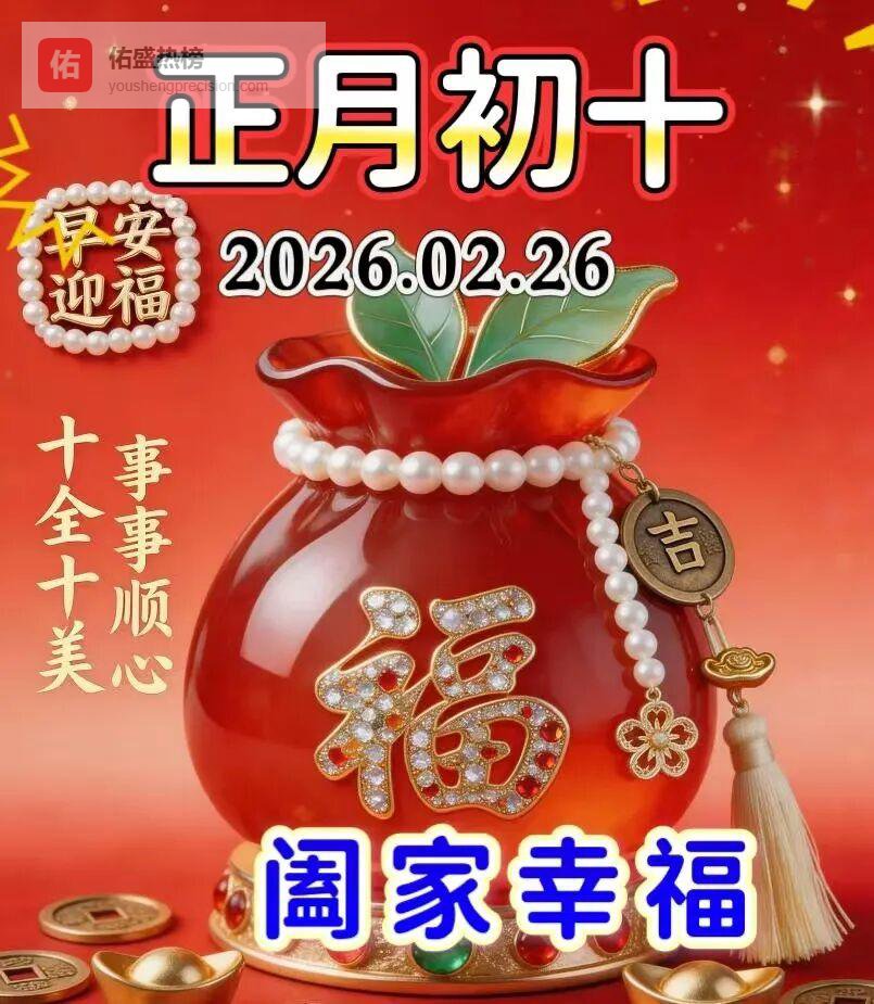 十全十美的好日子，打开了这条祝福就打开了吉祥和鸿运