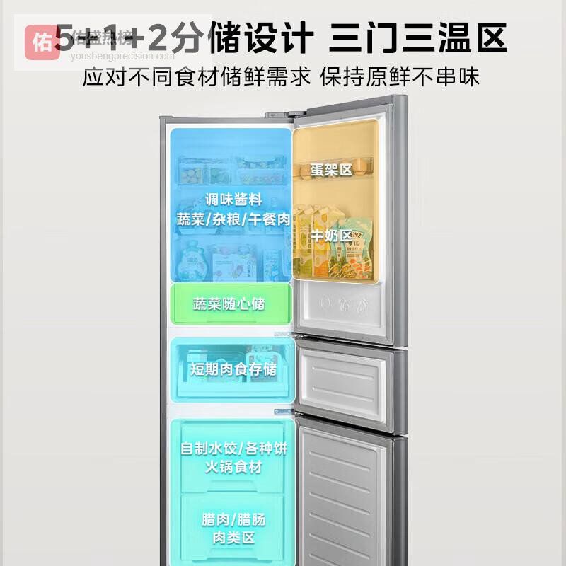华凌三门冰箱：小户型家庭的保鲜艺术大师