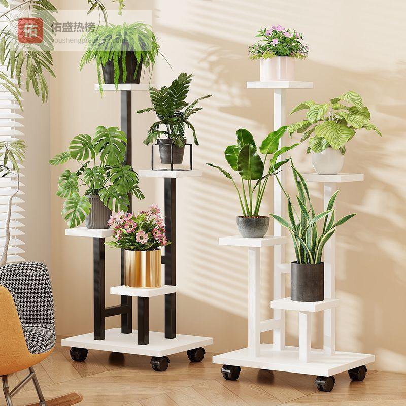 客厅阳台空间杂乱没美感？内行教你用三层花架打造绿植美学，轻松营造治愈系氛围，让空间颜值提升80%！