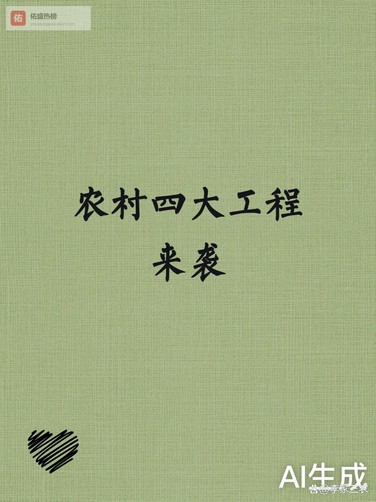 紧急通知！2026农村“四大工程”全面进村，村村通升级到家，散户合作社都能享福利，看懂多受益