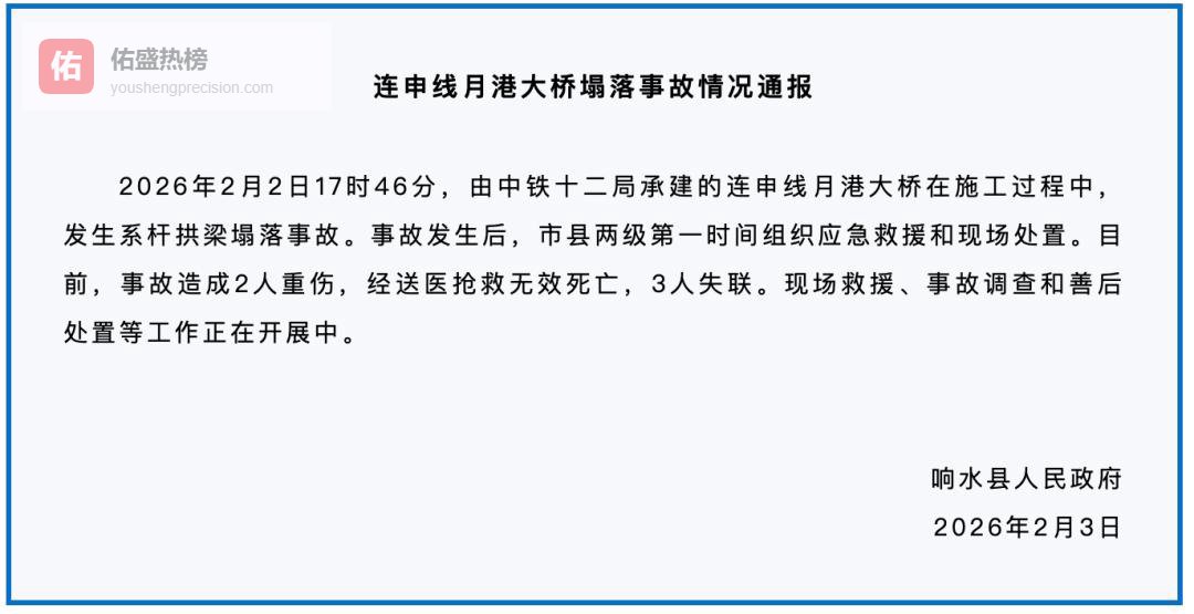 为何江苏响水月港大桥又塌？2死3失联事故现场曝光