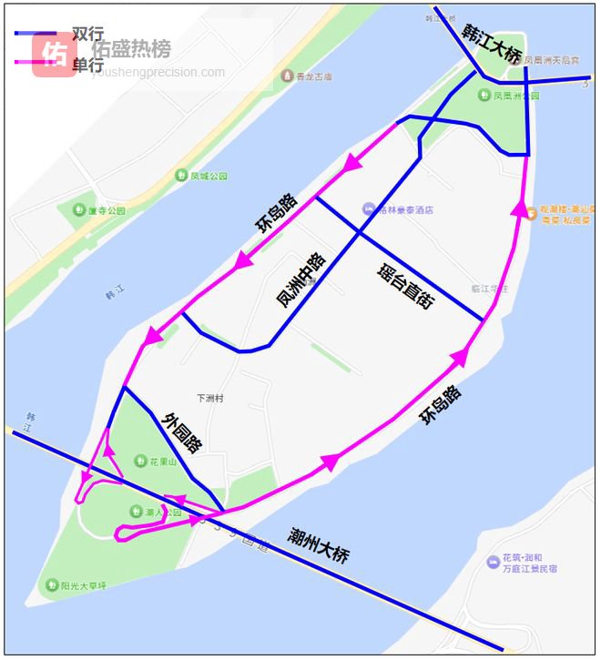大家注意！潮州这条路法定节假日将实施单向通行
