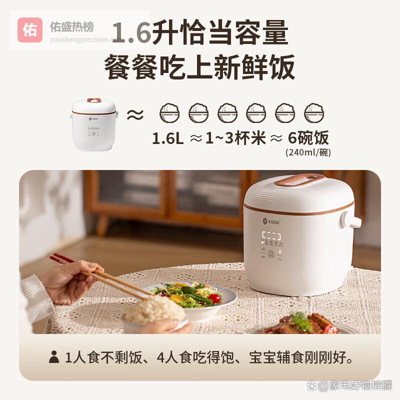 2026便携电饭煲推荐：精选十大排名，使用方便又省电！