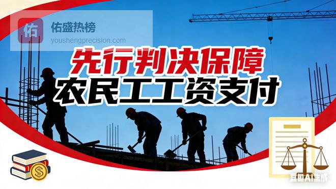 市法院首例先行判决，全力保障农民工工资支付