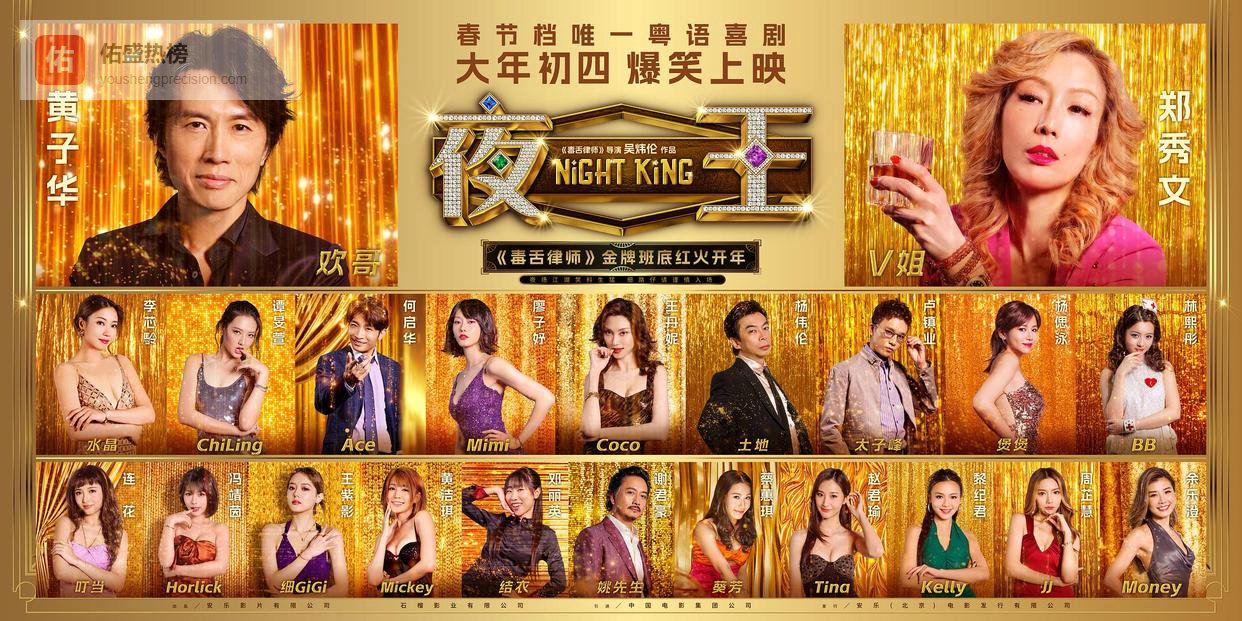2026年春节档推荐：粤语喜剧电影《夜王》大年初四两广地区上映