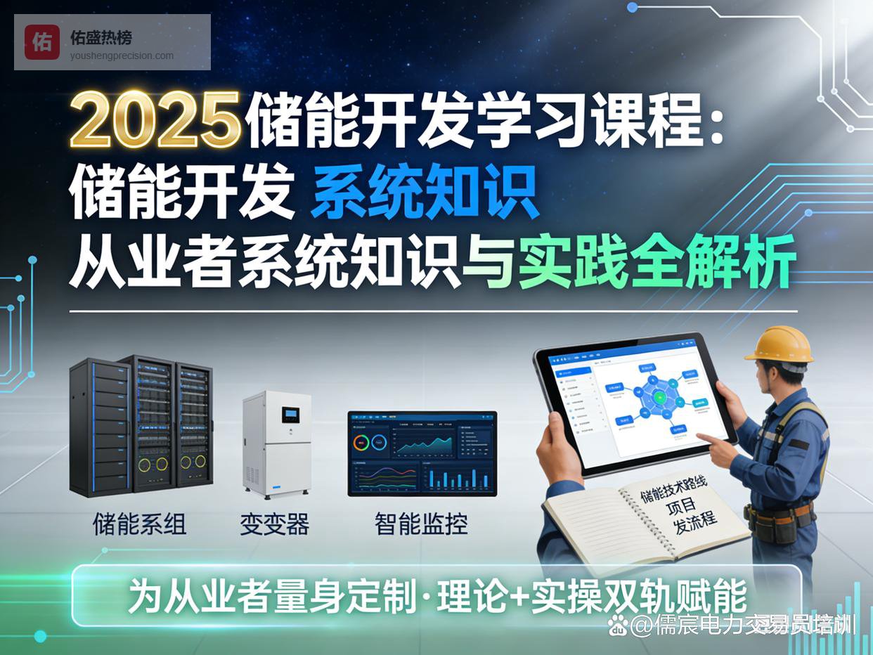 2025储能开发学习课程：从业者系统知识与实践全解析