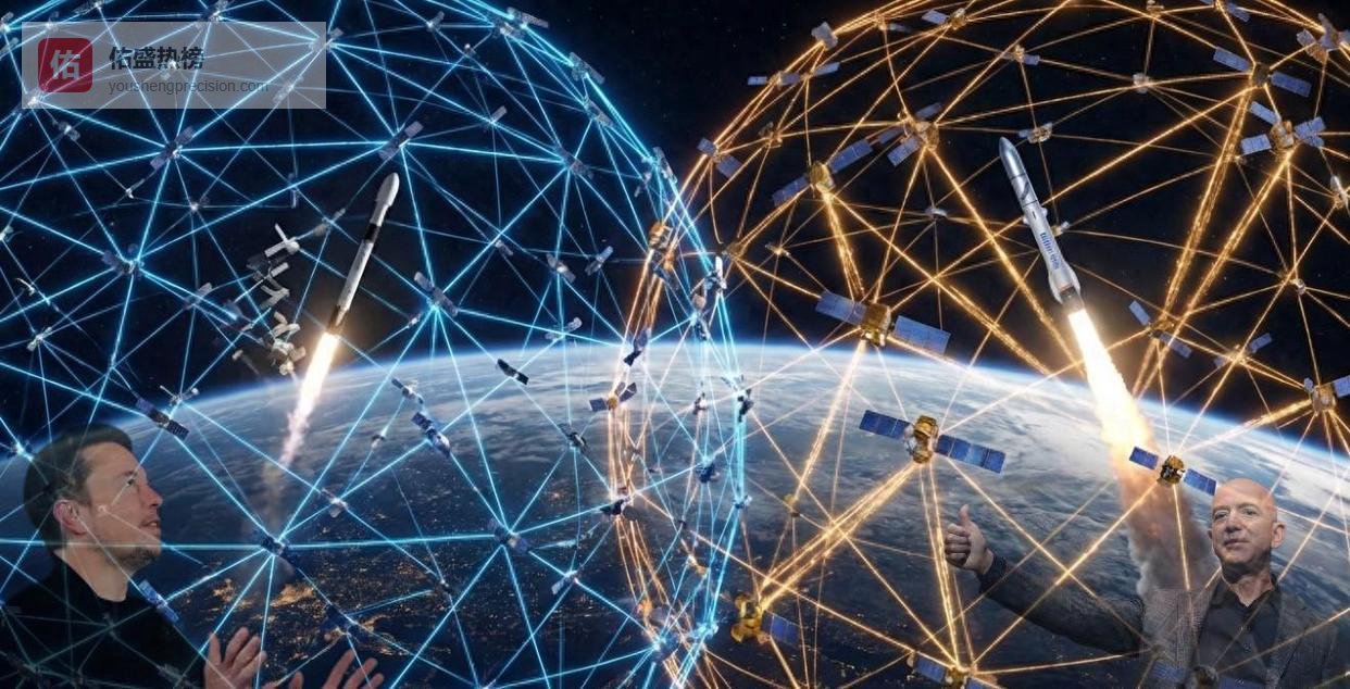 马斯克火箭592次发射成本暴降70%，贝索斯6Tbps卫星反击，太空万亿美元战局藏着什么秘密？
