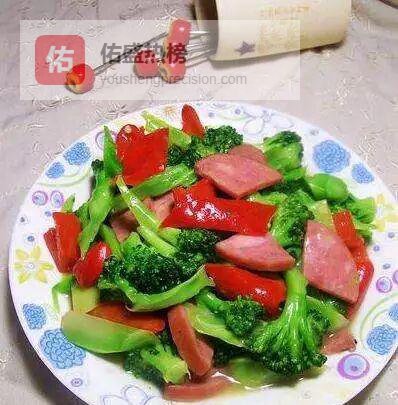一口西兰花炒火腿，孩子抢着吃的高营养秘诀