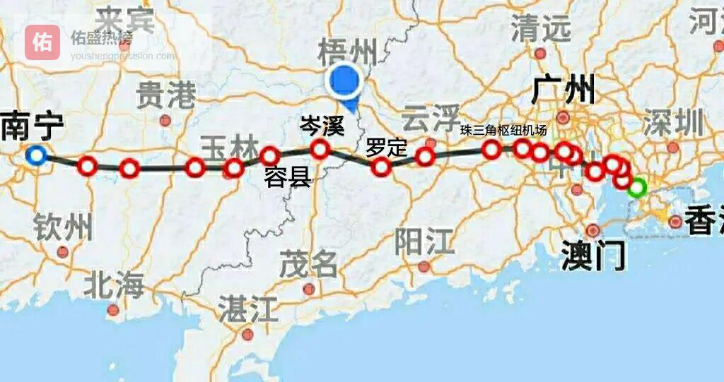 南深高铁2027全线通车，广西“1小时生活圈”呼之欲出