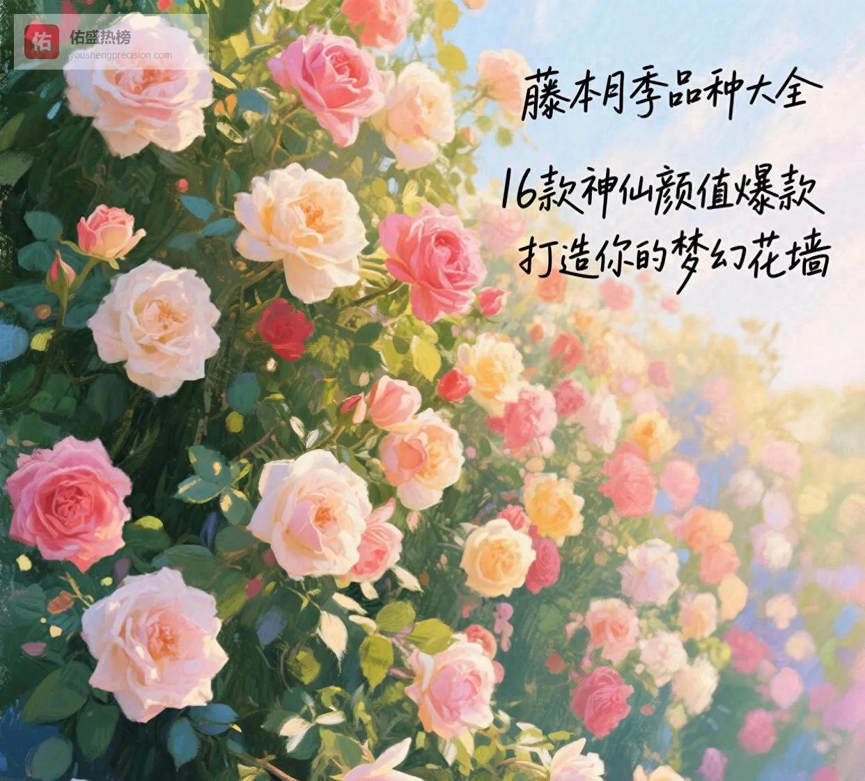 16款藤本月季花墙攻略：从入门到神仙颜值