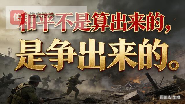 二战前夕：聪明人的理性选择如何一步步导致战争爆发