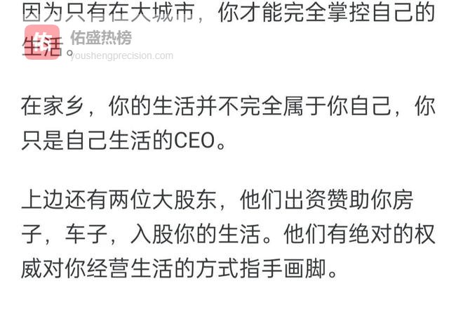 月薪五六千也愿留在大城市吗？网友：留在大城市耳根子清净