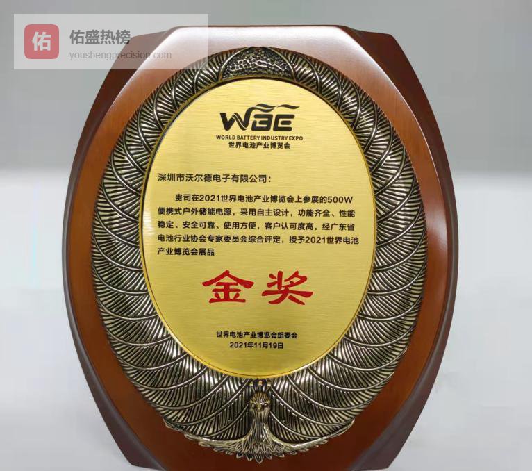 沃尔德500W储能电源摘金，广州电池展实力出圈