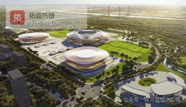 济南起步区黄河体育中心幕墙施工将启 体育馆游泳馆外立面建设提速