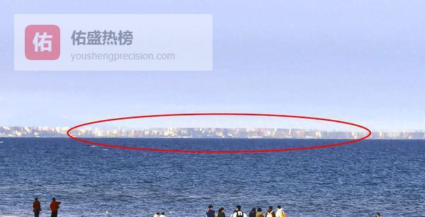 2026年秦皇岛阿那亚现罕见带状海市蜃楼，悬于海面半小时，原景竟在渤海湾？