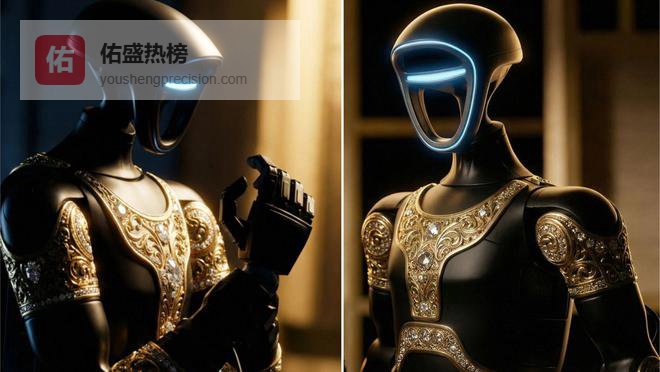 奢华升华！Unitree G1人形机器人华丽金装登场，收藏家的新宠
