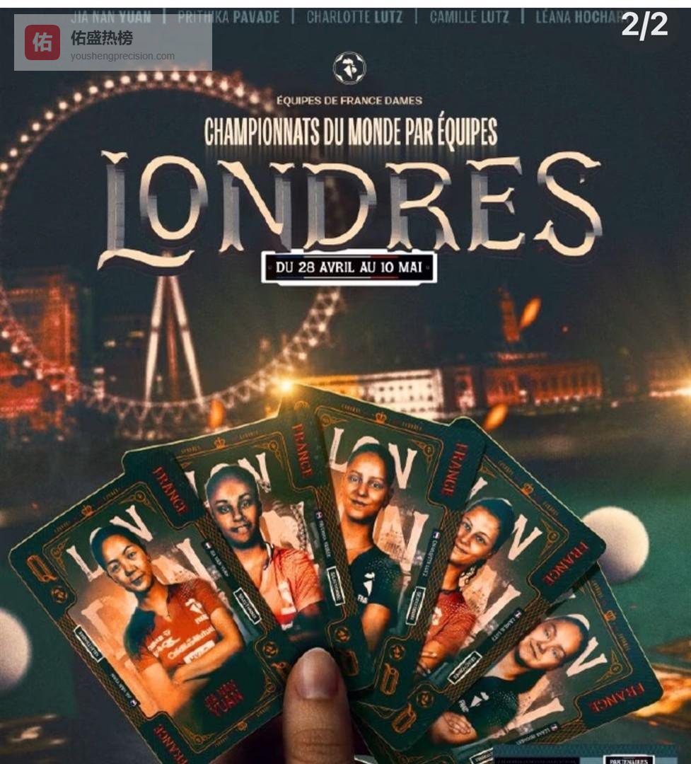 4月8日法国乒协亮出伦敦世乒赛底牌，勒布伦兄弟领衔五虎将，国乒卫冕路上恐遭最强阻击