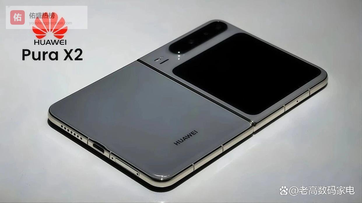 华为Pura X2最新渲染图刷屏了，这代阔折叠直接把我看傻！