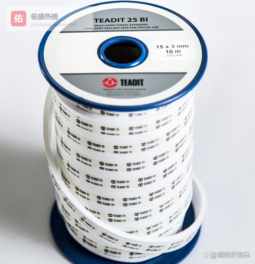 Teadit 24HD-Band 高性能 e-PTFE 密封带 工业复杂工况零泄漏密封解决方案